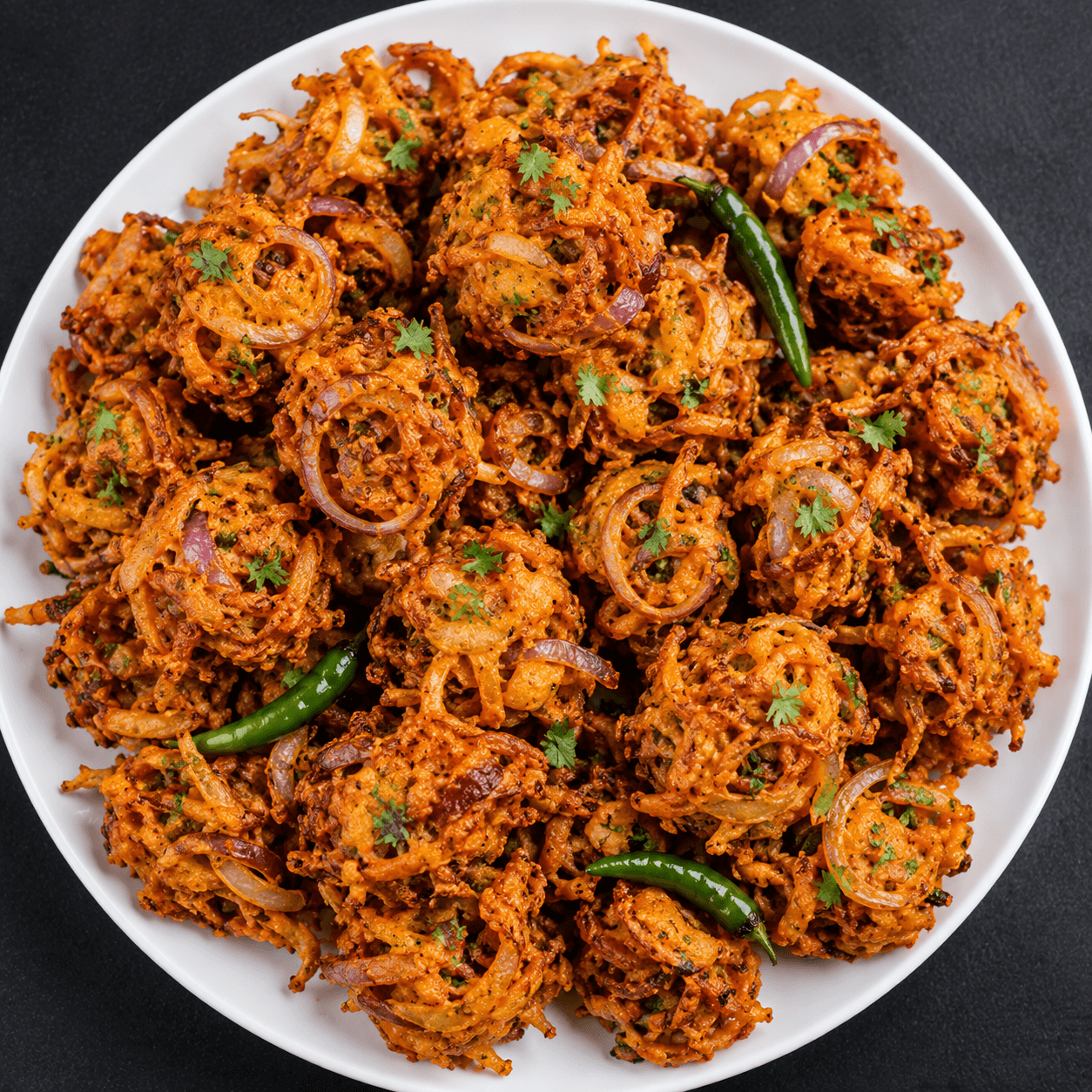 Pyaji pakoda at Inaruwa Tass House