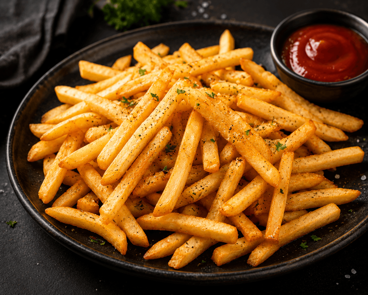French fries at Inaruwa Tass House